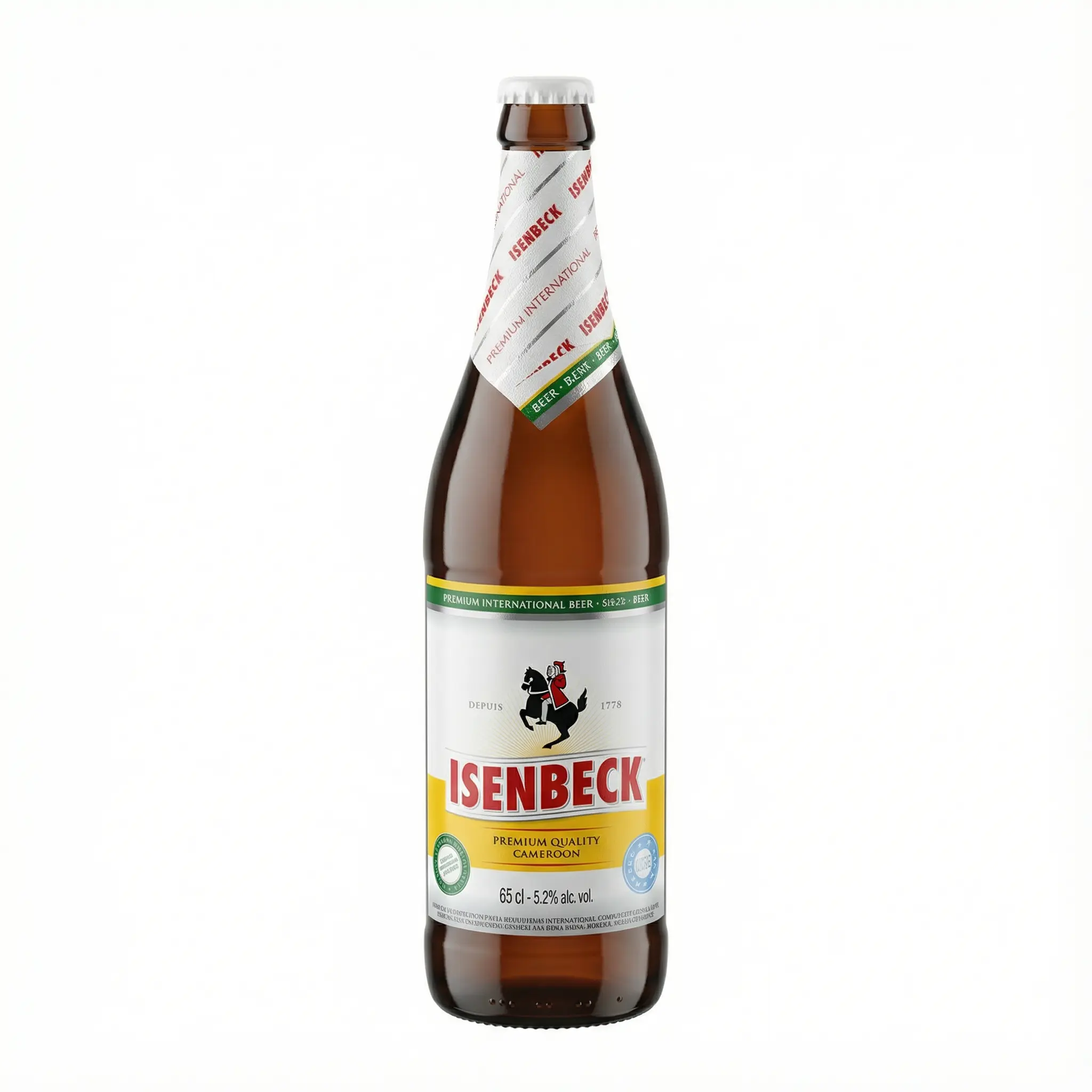 bière Isenbeck Cameroun blonde 65cl en bouteille